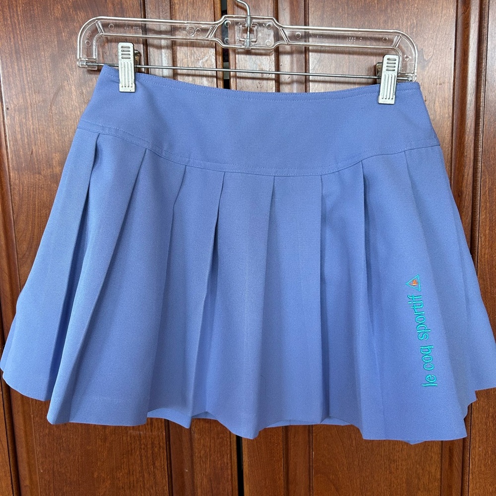 Le Coq vintage Sportif Light Blue tennis Skirt